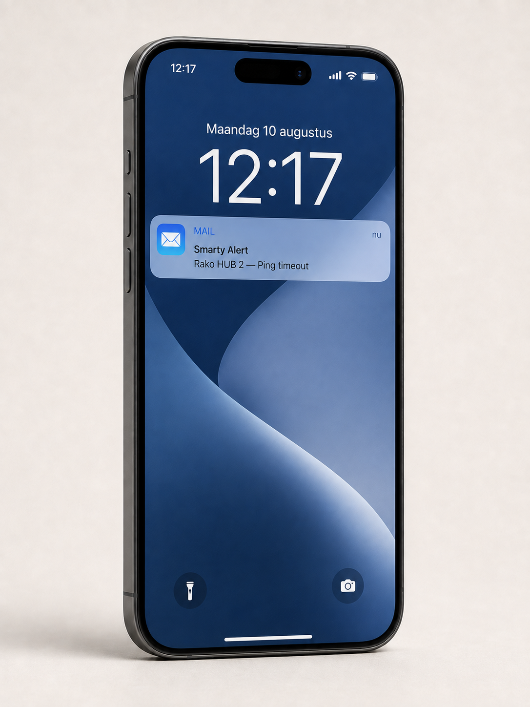Smarty alert overview concept with target details